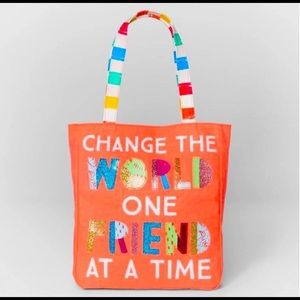 Brand new Tote Bag “Change the World.....”